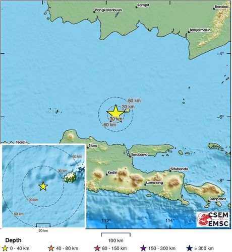 Indoneziju pogodio zemljotres jačine 6,5 stepeni po Rihteru
