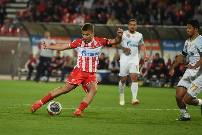 Nikola Knežević, FK Crvena zvezda - FK Zenit