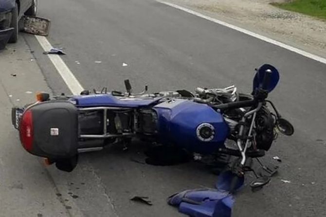 saobraćajna nesreća, Gornji Milanovac, motor saobraćajna nesreća, Gornji Milanovac, motor