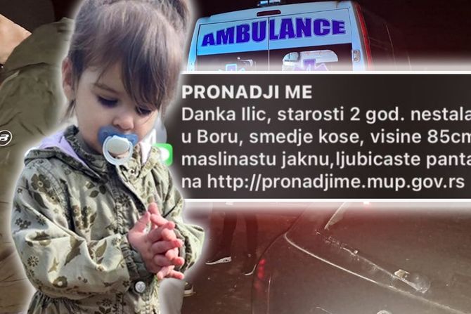 Nestala devojčica Danka Ilić Bor potraga