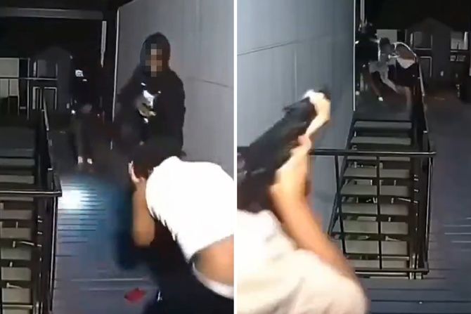 Devojka oterala razbojnike Devojka oterala razbojnike