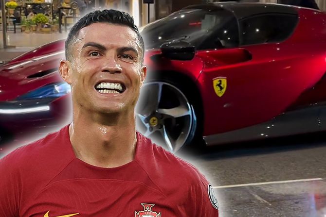 Kristijano Ronaldo Cristiano Ronaldo Ferari Ferrari