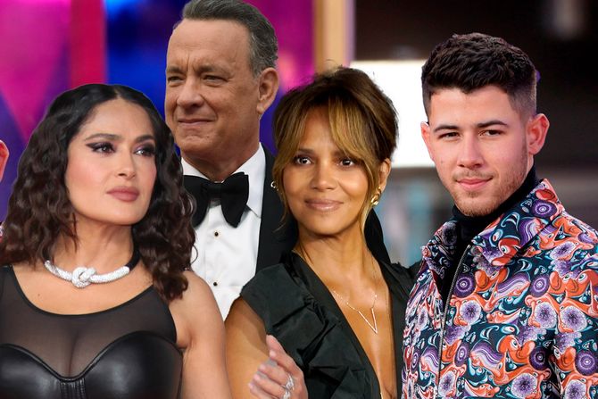 Tom Hanks, Tom Henks, Halle Berry, Hale Beri, Salma Hayek, Selma Hajek, Nick Jonas Tom Hanks, Tom Henks, Halle Berry, Hale Beri, Salma Hayek, Selma Hajek, Nick Jonas