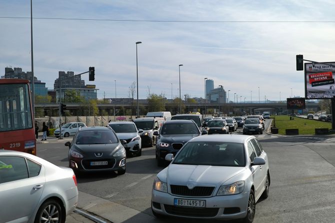 Saobraćajna nesreća Novi Beograd