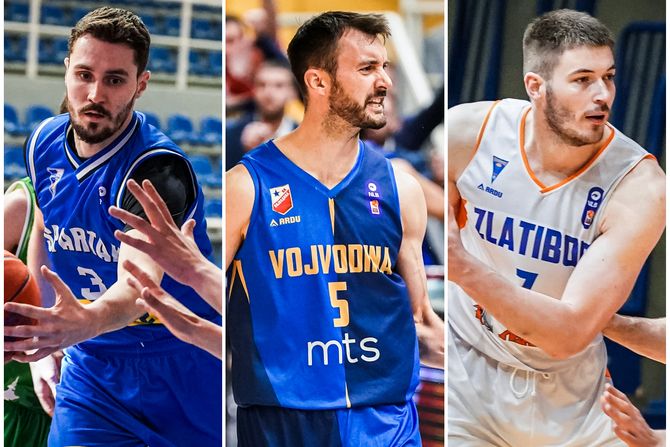 KK Spartak Subotica, KK Vojvodina Novi Sad, KK Zlatibor Čajetina KK Spartak Subotica, KK Vojvodina Novi Sad, KK Zlatibor Čajetina