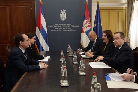 Ivica Dačić, ambasador Kube u Srbiji Lejde Ernesto Rodrigez Ernandez