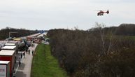 Prve fotografije sa lica mesta nakon nesreće kod Lajpciga: Prevrnuo se autobus, helikopteri nadleću auto-put