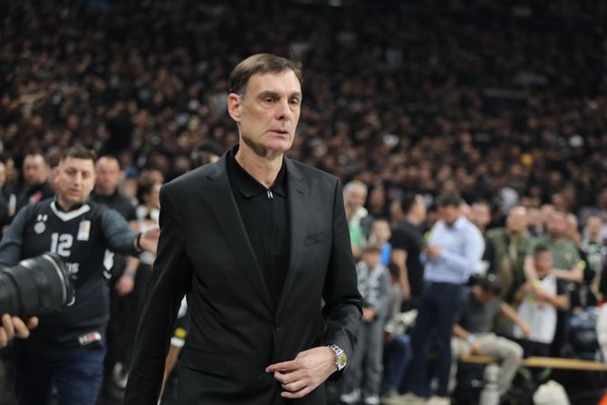 Košarka Evroliga KK Partizan KK Olimpijakos, Jorgos Barcokas Košarka Evroliga KK Partizan KK Olimpijakos, Jorgos Barcokas