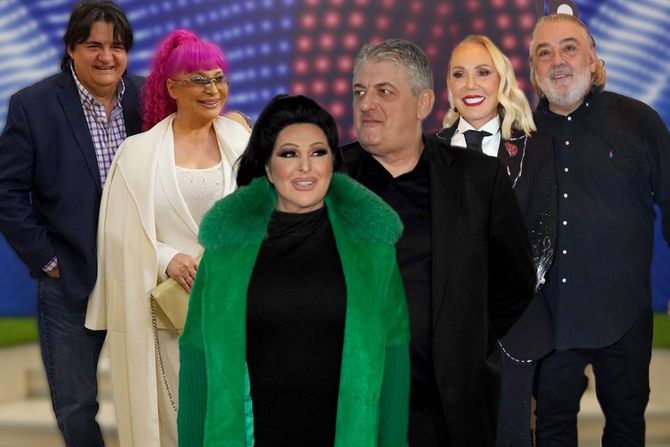 Dragana Mirković Toni Bijelić, Zorica Brunclik i Miroljub Aranđelović Kemiš, Slobodan Boba Živojinović, Lepa Brena Dragana Mirković Toni Bijelić, Zorica Brunclik i Miroljub Aranđelović Kemiš, Slobodan Boba Živojinović, Lepa Brena