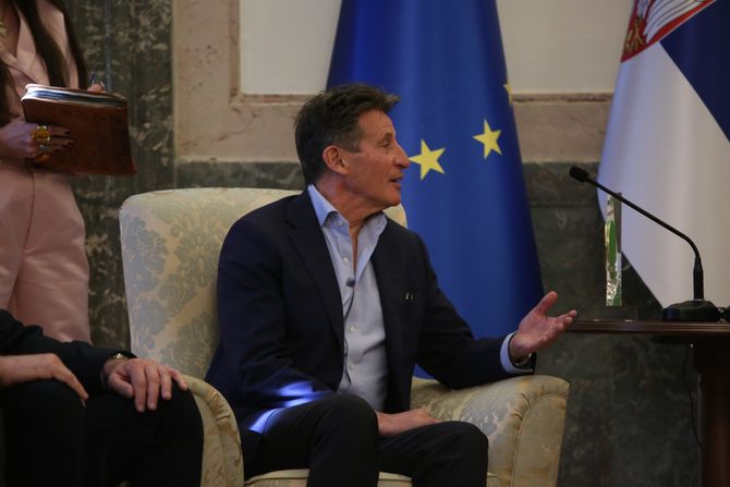 Prijem atletičara u Predsedništvu Prijem atletičara u Predsedništvu