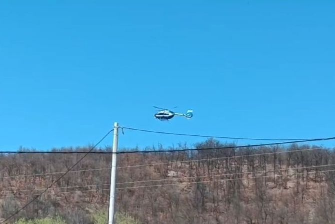 Helihopteri nadleću Banjsko Polje