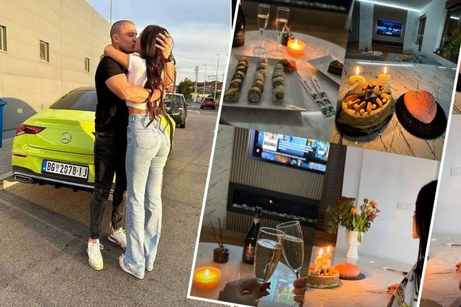 David Dragojević sa devojkom Tamarom David Dragojević sa devojkom Tamarom