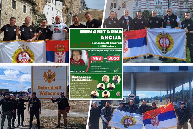 Komandiri uspešno završili humanitarnu misiju do Ostroga za lečenje devojčice iz Beograda