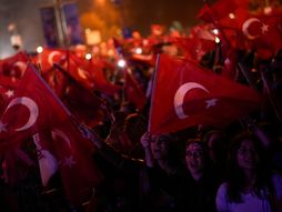 Istanbul Turska lokalni izbori slavlje