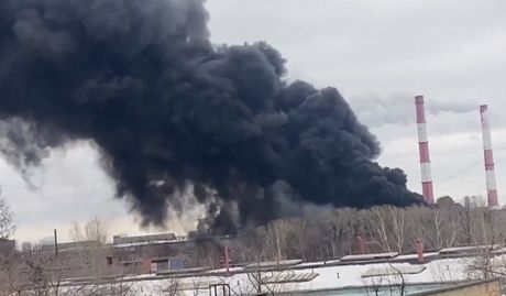 Požar, eksplozija, ruska fabrika,  Sibir