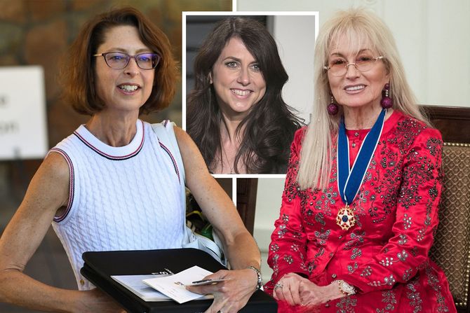 Abigejl Džonson Miriam Adelson i Mekenzi Skot Abigejl Džonson Miriam Adelson i Mekenzi Skot