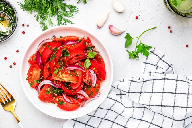 moravska salata, salata, salata sa paprikama