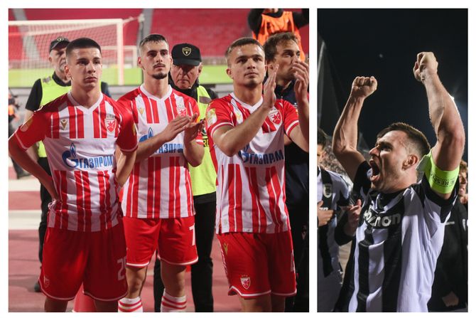 FK Crvena zvezda, PAOK; Slavija, Šahtjor, Dinamo Zagreb - foto kolaž