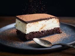 ledene kocke, slatkiš, čokoladni kolač, poslastica