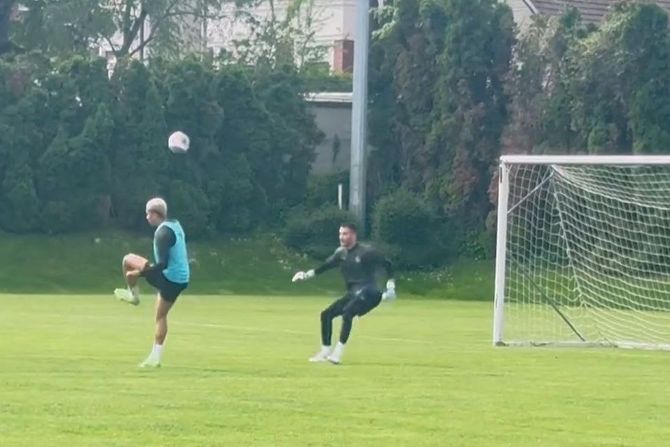 Mateus Saldanja, KK Partizan, trening