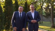 Vučić, Dodik i Višković u poseti Bileći