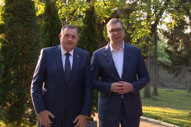 Srbija Republika Srpska Aleksandar Vučić Milorad Dodik