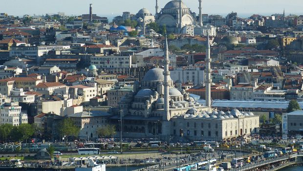 Galata most, Istanbul, Turska, Bosfor, Zlatni rog