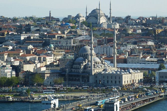 Galata most, Istanbul, Turska, Bosfor, Zlatni rog