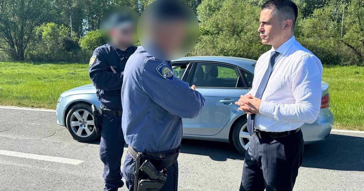 Hrvatski policajci proterali ministra Đorđa Milićevića iz Jasenovca