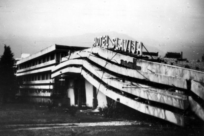 Hotel Slavija, Crna Gora zemljotres 1979