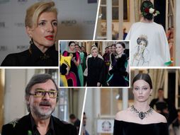 Jelena Savojska, Revija u Ambasadi Italije