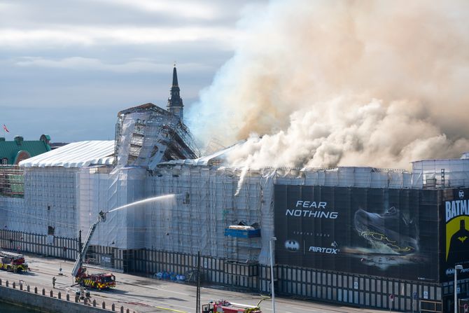 Danska, požar Kopenhagen