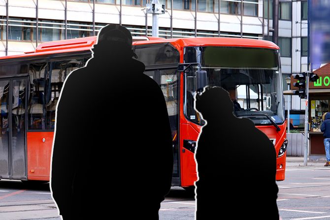 Autobus muškarac dečak Autobus muškarac dečak