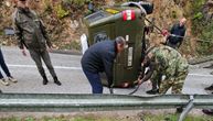 Prevrnulo se vozilo vojne policije kod Novog Pazara: Jedan vojnik lakše povređen sa hematomom na glavi