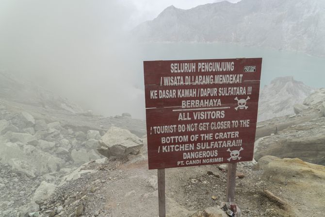 Vulkan Ijen, Indonezija