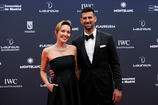 Laures 2024  Jelena Đoković, Novak Đoković