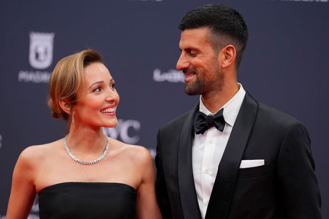 Laures 2024  Novak Đoković Jelena Đoković