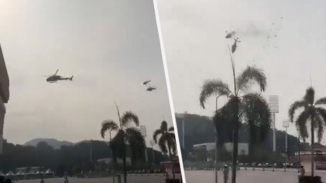 sudar helikoptera Malezija