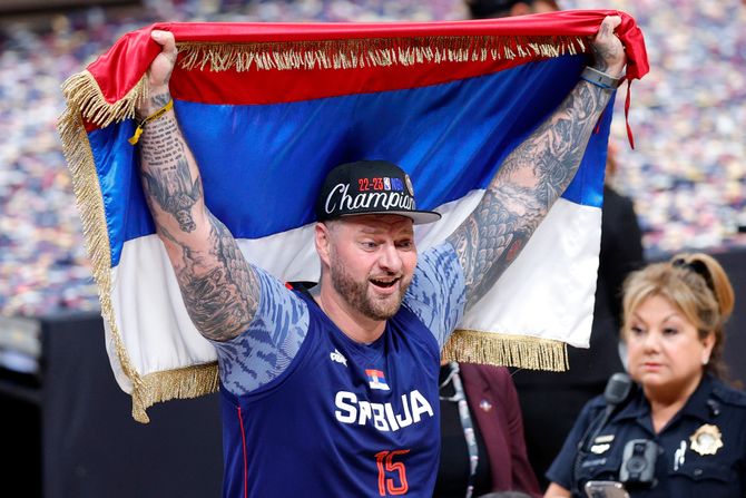 Strahinja Jokić, Denver Nagets, Los Anđeles Lejkers Strahinja Jokić, Denver Nagets, Los Anđeles Lejkers