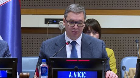 Aleksandar Vučić Ujedinjene nacije UN Srebrenica