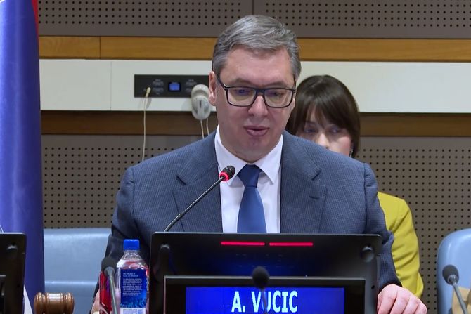 Aleksandar Vučić Ujedinjene nacije UN Srebrenica