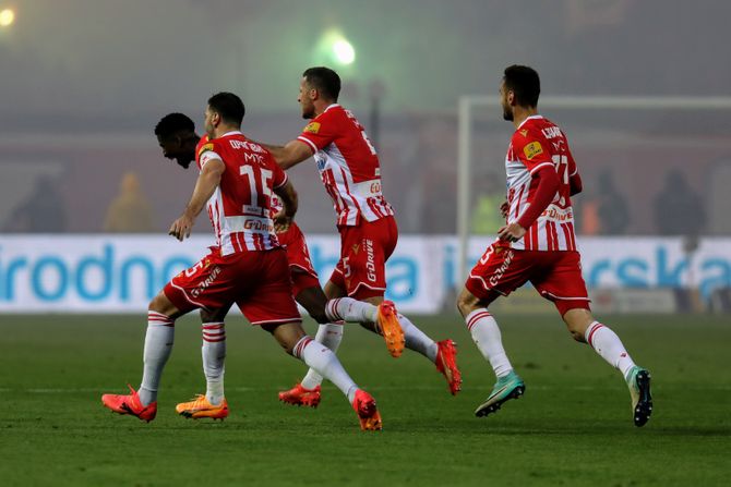 FK Crvena Zvezda - FK Partizan, Polufinale kupa