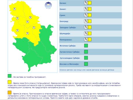rhmz, grmljavina, meteoalarm