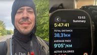 Nikola Rokvić oborio sopstveni rekord! Krenuo na pešačenje dugo 1.060km, a danas je prešao neverovatnu brojku