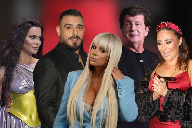 Milica Pavlović, Ana Nikolić, Darko Lazić, Dara Bubamara i Momčilo Bajagić Bajaga Milica Pavlović, Ana Nikolić, Darko Lazić, Dara Bubamara i Momčilo Bajagić Bajaga