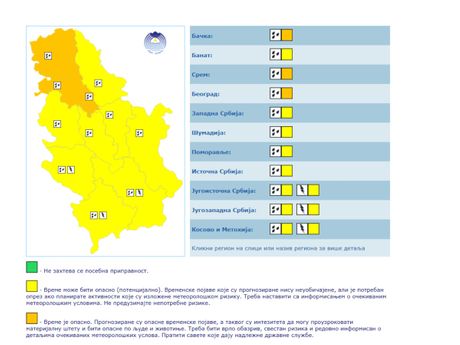 rhmz, meteoalarm, kiša