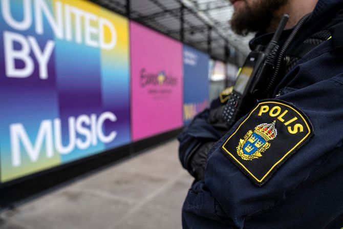 Evrovizija, eurosong, malme, policija Evrovizija, eurosong, malme, policija