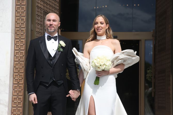 Aleksandar Aca Sofronijević, Venčanje, Hram svetog Save