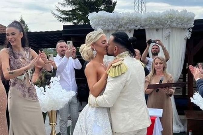 Milica Kemez i Bora Santana venčanje