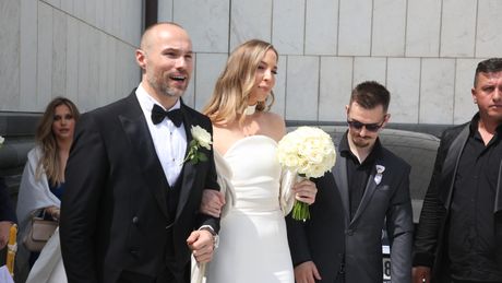 Aleksandar Aca Sofronijević, Venčanje, Hram svetog Save